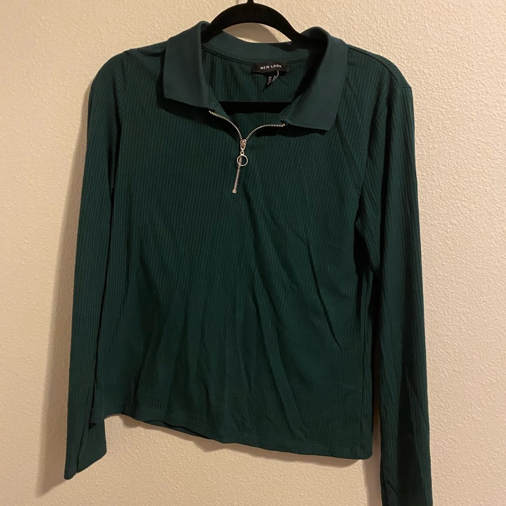 new look emerald green shirt